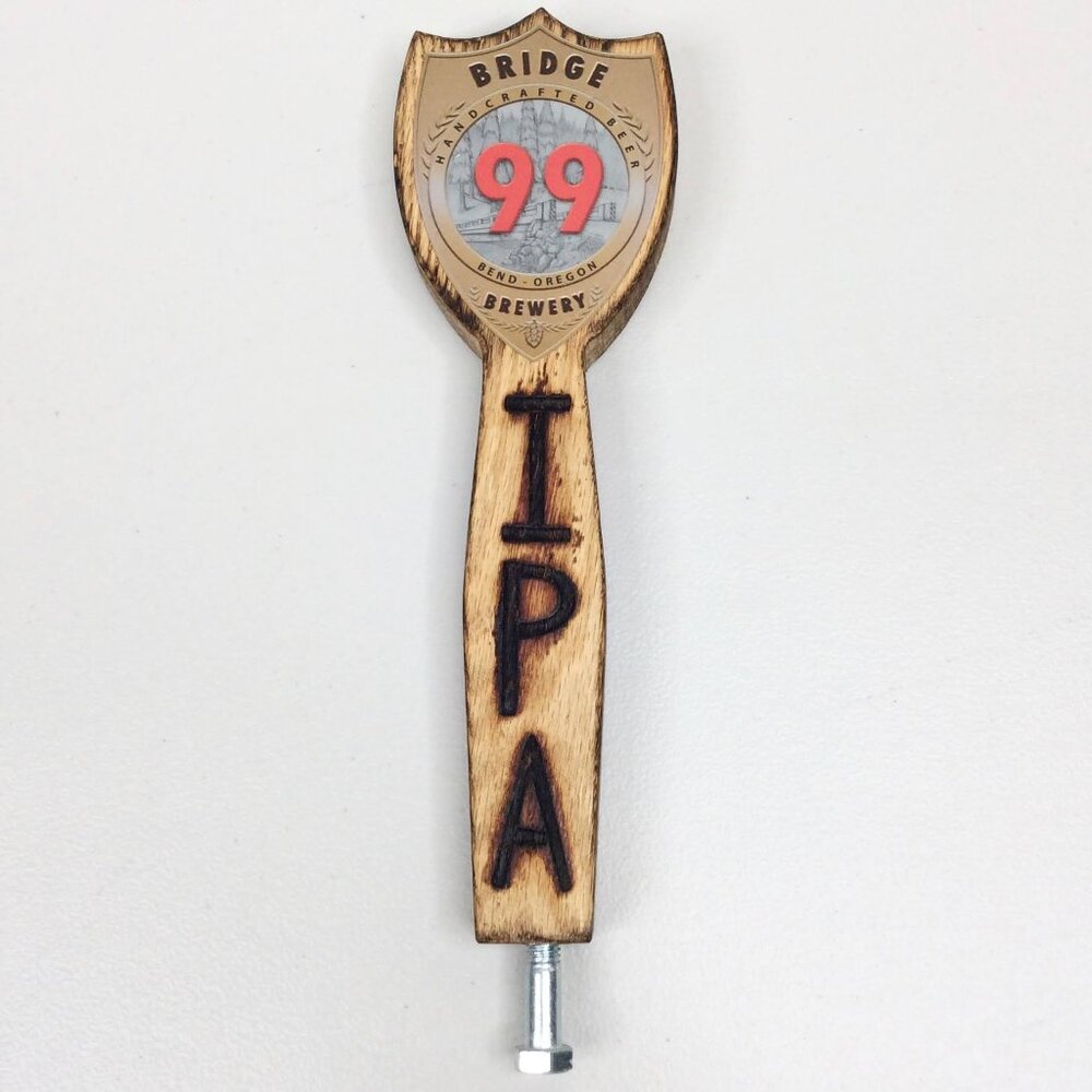 Bridge‎ 99 Brewery Ale Tap Handle Wood Bend Oregon Beer 10" Tall